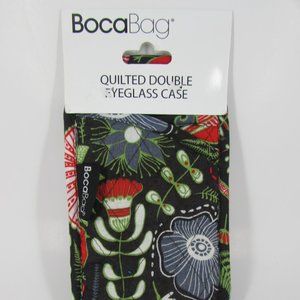 Boca Bag Quilted Double Eyeglass Case